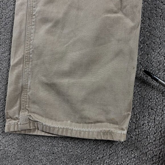 Carhartt Loose Fit Carpenter Work Pants Men's 38 x 32 Measures 37 x 30 Khaki - Picture 6 of 13